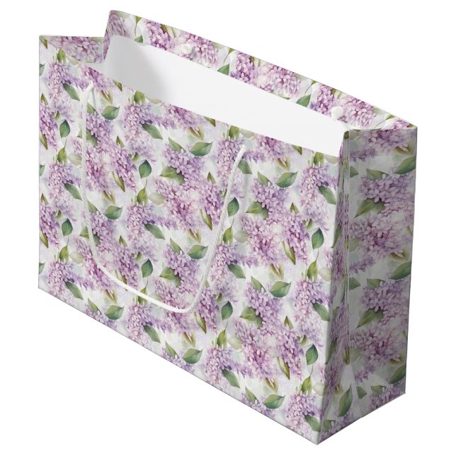 Sacola Para Presentes Grande Lilacs Gift Bag (Frente inclinada)