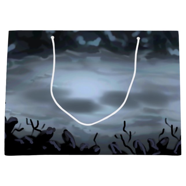 Sacola Para Presentes Grande Limpeza brilhante (Frente)