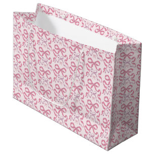 Sacola Para Presentes Grande Lindo Arco Estético Rosa Feminino
