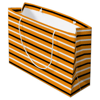 Sacola Para Presentes Grande Listra de Halloween 3