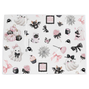 Sacola Para Presentes Grande Little Boo Halloween