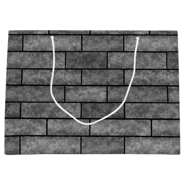 Sacola Para Presentes Grande Loft, loft de mármore (Frente)