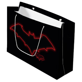 Sacola Para Presentes Grande Logotipo do Gotham Knights Red Hood