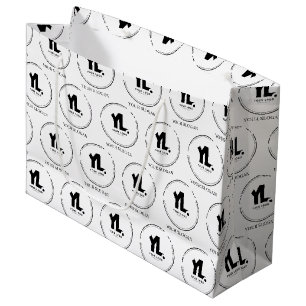 Sacola Para Presentes Grande Logotipo Empresarial Personalizado Profissional