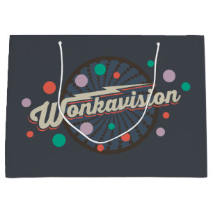 Sacola Para Presentes Grande Logotipo Wonkavision