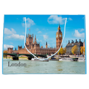 Sacola Para Presentes Grande Londres, Reino Unido Big Ben View