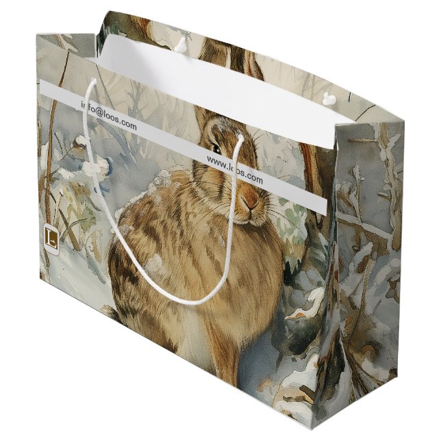 SACOLA PARA PRESENTES GRANDE LOOS GIFT BAG (Verso inclinado)