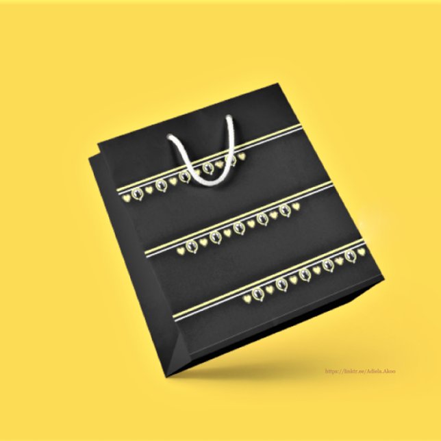 Sacola Para Presentes Grande Love Cat Large Gift Bag, poeta Adiela Akoo (Love Cat Gift Bags by Poet Adiela Akoo. Love it? GET it! Shop - Love Cat Collection 4 more fab finds)