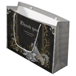 Sacola Para Presentes Grande Luxo encontra romance.