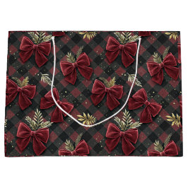 Sacola Para Presentes Grande Luxurious Holiday Gift Bag