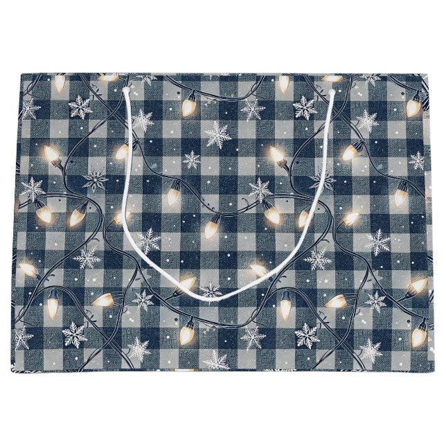 Sacola Para Presentes Grande Luxurious Holiday Gift Bag (Frente)