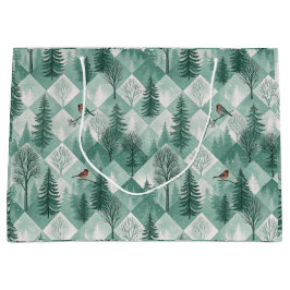 Sacola Para Presentes Grande Luxurious Holiday Gift Bag