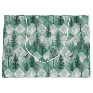 Sacola Para Presentes Grande Luxurious Holiday Gift Bag