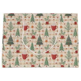 Sacola Para Presentes Grande Luxurious Holiday Gift Bag