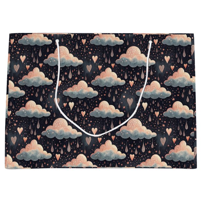 Sacola Para Presentes Grande Luxurious Holiday Gift Bag (Frente)