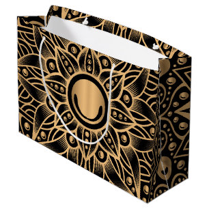 Sacola Para Presentes Grande Luxury Mandala 12
