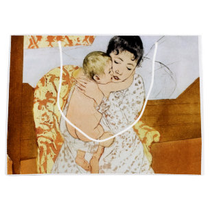 Sacola Para Presentes Grande Mãe e Criança, Mary Cassatt