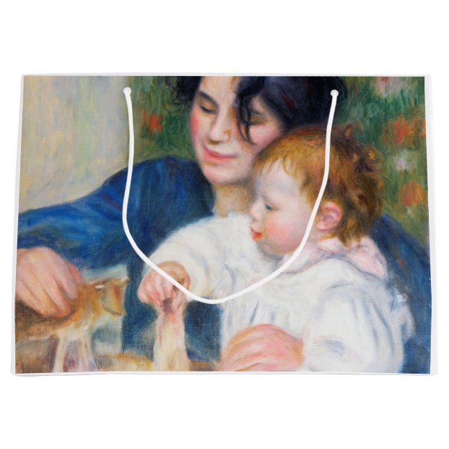 Sacola Para Presentes Grande Mãe e Filho, Renoir (Frente)