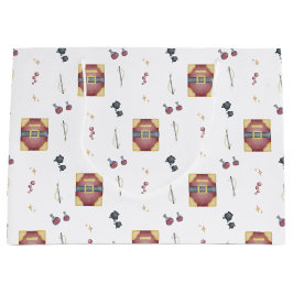 Sacola Para Presentes Grande Magic Spell Books Witchcraft Kids Birthday