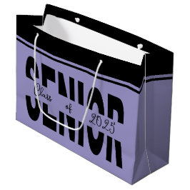 Sacola Para Presentes Grande Mais velho preto clássico personalizado