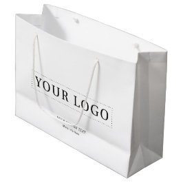 Sacola Para Presentes Grande Malas de compra de papel para logotipos comerciais