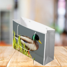 Sacola Para Presentes Grande Mallard Duck Wildlife Photo