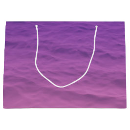 Sacola Para Presentes Grande Mar Rosa E Roxo