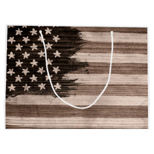 Sacola Para Presentes Grande Marca Mundial Americana: EUA Grande Bag de present