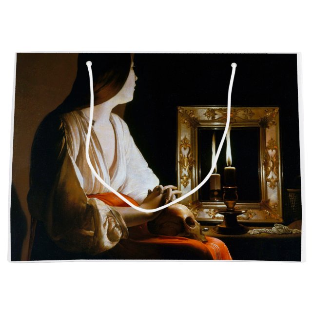 Sacola Para Presentes Grande Maria Repenting, La Tour (Frente)