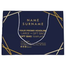 Marketing Geométrico Dourado Moderno