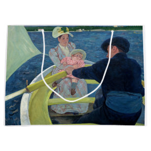 Sacola Para Presentes Grande Mary Cassatt - O Partido do Barco