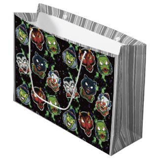 Sacola Para Presentes Grande Máscaras Retro - Veneno