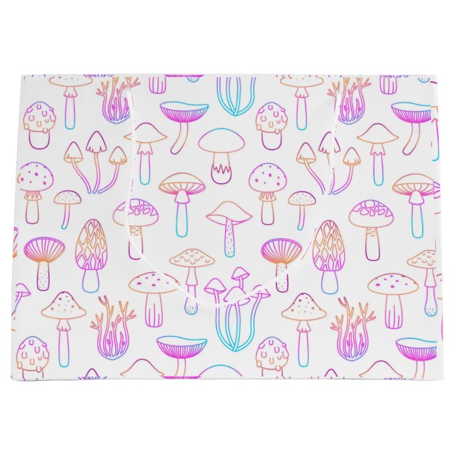 Sacola Para Presentes Grande Mashroom gift bag (Frente)