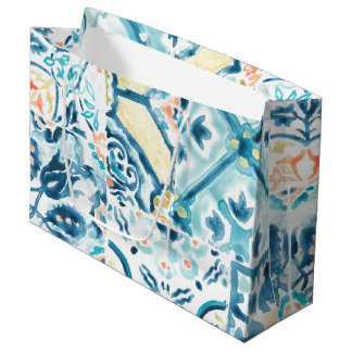 Sacola Para Presentes Grande Medallion Medley Collection