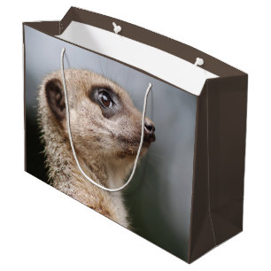 Sacola Para Presentes Grande Meerkat