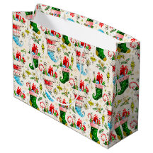 Meias de Natal Vintage Retro