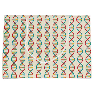 Sacola Para Presentes Grande Meio século de ADN Moderno em STEM Biologia Gr