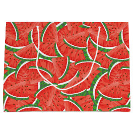 Sacola Para Presentes Grande Melancia fresca