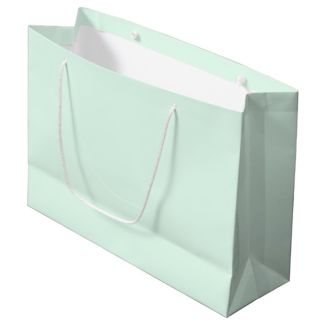 Sacola Para Presentes Grande Mellow Mint Large Gift Bag (Frente inclinada)