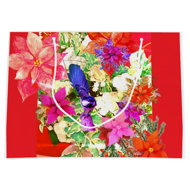 Sacola Para Presentes Grande Merry Christmas! (Frente)