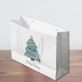 Sacola Para Presentes Grande Merry Christmas Gift Bag