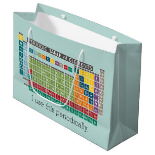 Sacola Para Presentes Grande Mesa Periódica Periódica de Elementos