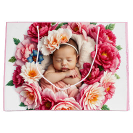 Sacola Para Presentes Grande Milagre de Chegada Sagrada de Uma Filha em Sangue