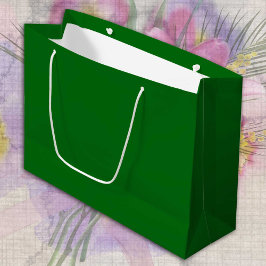 Sacola Para Presentes Grande Mineração sólida do pinheiro verde fresco