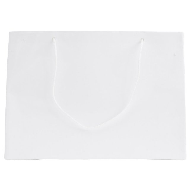 Sacola Para Presentes Grande Minimal Wildflower Pattern with Dots (Frente)