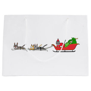 Sacola Para Presentes Grande Miu Feliz de Natal