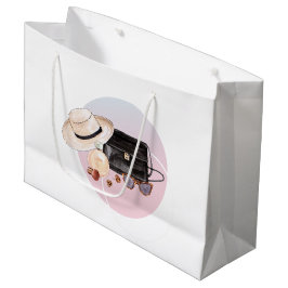 Sacola Para Presentes Grande Moda de Aquarela