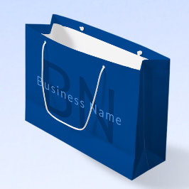 Sacola Para Presentes Grande Modelo de texto editável para nome monogramado etc