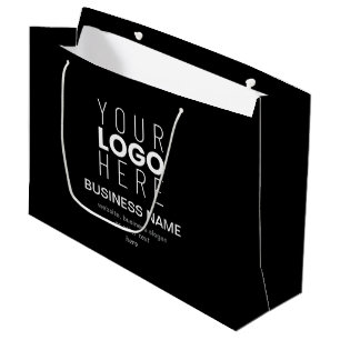 Sacola Para Presentes Grande Modelo Promocional Simples para o Logotipo da sua