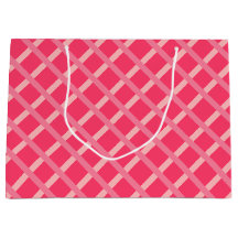 Moderno - Vermelho Cor-de-Rosa Espicante Geométric